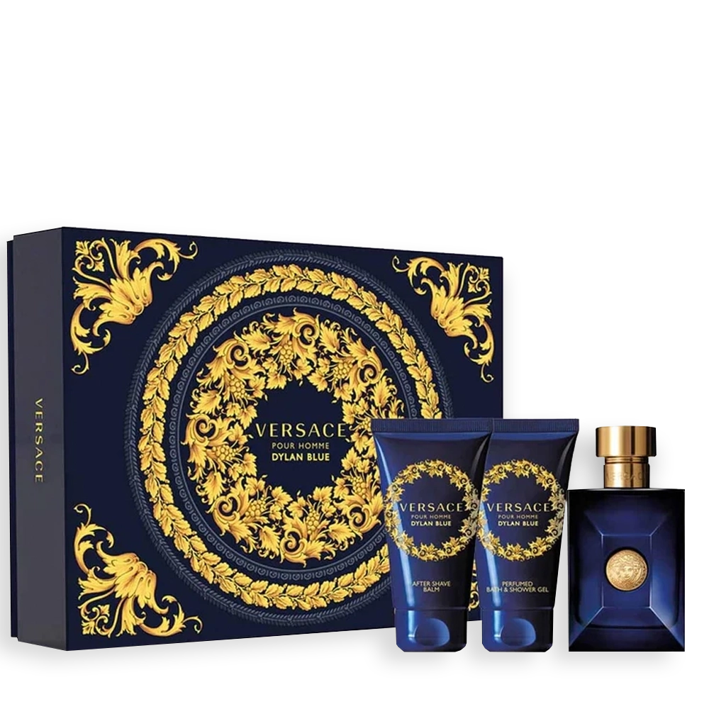 Versace Pour Homme Dylan Blue 1.7 oz. Gift Set Face and Body Shoppe