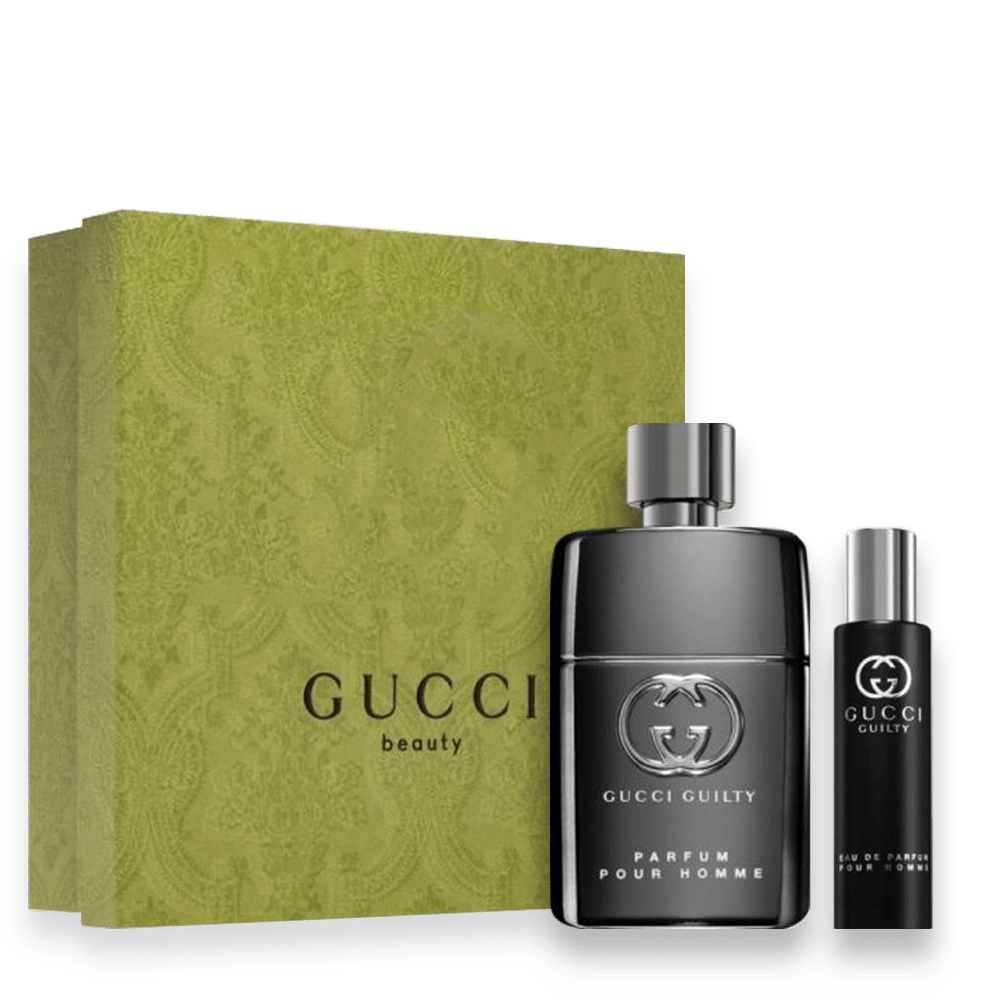Gucci Guilty Parfum Pour Homme Fragrance Gift Set 1.6oz Face and