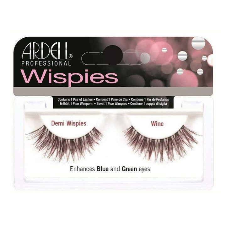 Ardell Color Impact Wine Demi Wispies-Ardell-ARD_Colorful and Fun,ARD_Wispies,Brand_Ardell,Collection_Makeup,Makeup_Eye,Makeup_Faux Lashes