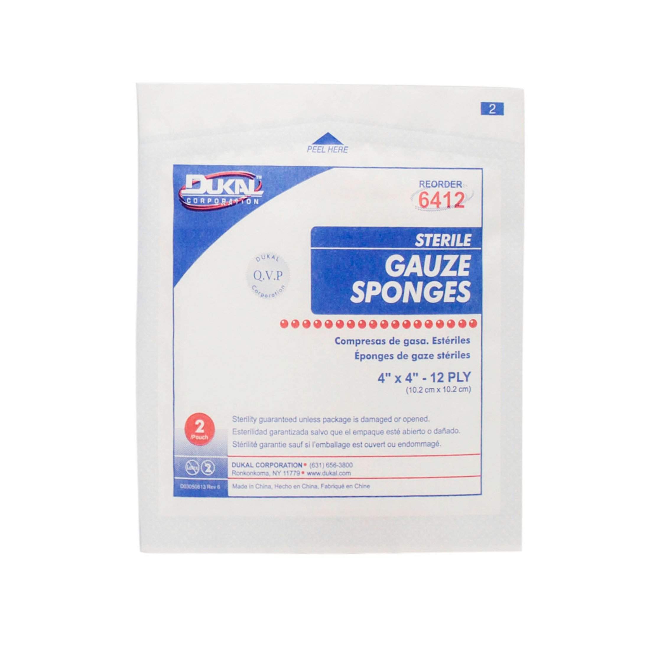 Dukal Gauze Sponge - Sterile, 4