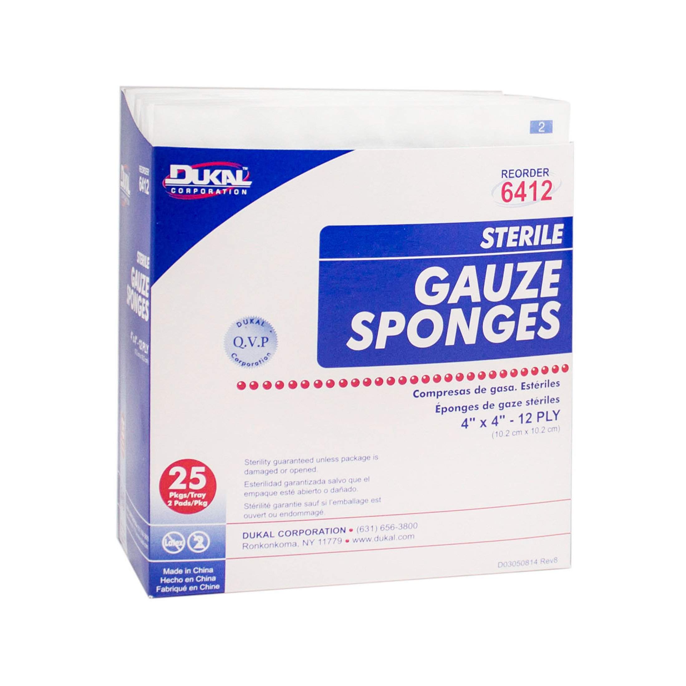 Dukal Gauze Sponge - Sterile, 4