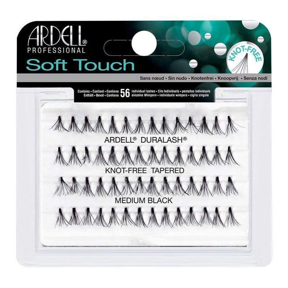 Ardell Soft Touch Knot-Free Medium Black 68284-Ardell-ARD_Individual Tabs,Brand_Ardell,Collection_Makeup,Makeup_Eye,Makeup_Faux Lashes