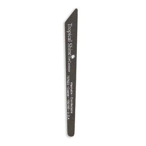 Tropical Shine Nail File Black Contour File (Coarse/ Medium)-Tropical Shine-Brand_Tropical Shine,Collection_Nails,Collection_Tools and Brushes,Nail_Files,Nail_Tools,Tool_Nails,TROP_Coarse Files,TROP_Medium Files