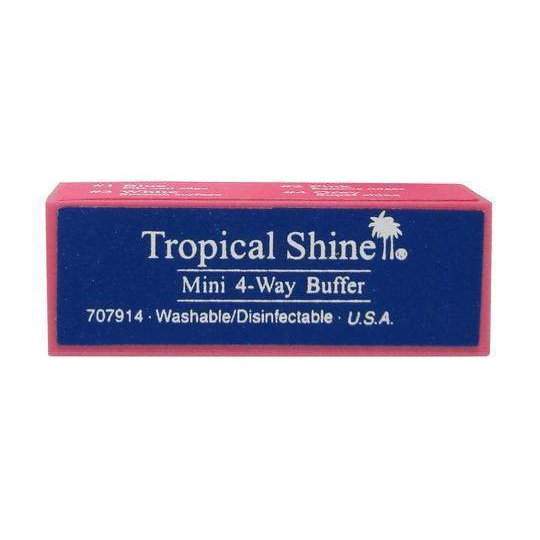 Tropical Shine Nail File 4-Way Buffer Mini-Block (Medium/Fine - Smooth/Shine)-Tropical Shine-Brand_Tropical Shine,Collection_Nails,Collection_Tools and Brushes,Nail_Tools,Tool_Nails,TROP_Buffers