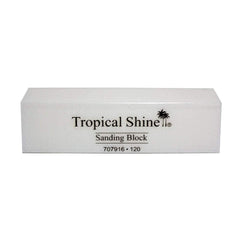 Tropical Shine Nail File White Sanding Block 120 (Coarse) (707916)-Tropical Shine-Brand_Tropical Shine,Collection_Nails,Collection_Tools and Brushes,Nail_Tools,Tool_Nails,TROP_Coarse Files