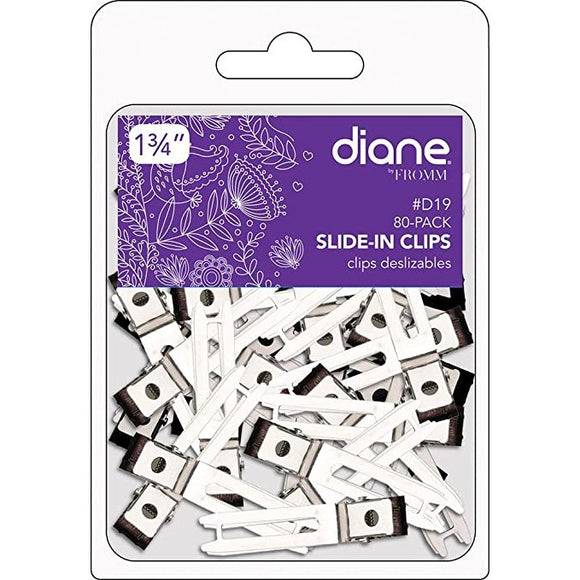 Diane D19 1.75In Slide In Clips- 80Pk
