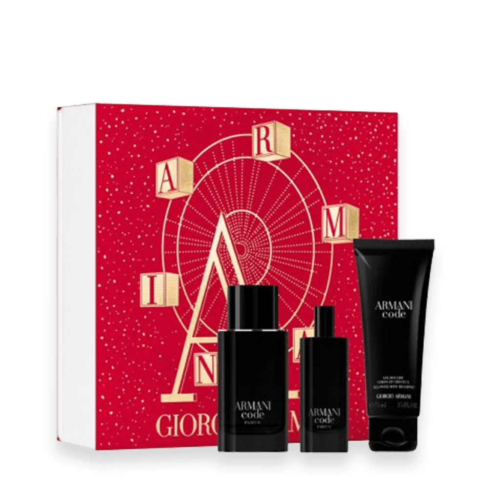 Giorgio Armani Code 2.5 oz. Fragrance Gift Set Face and Body Shoppe