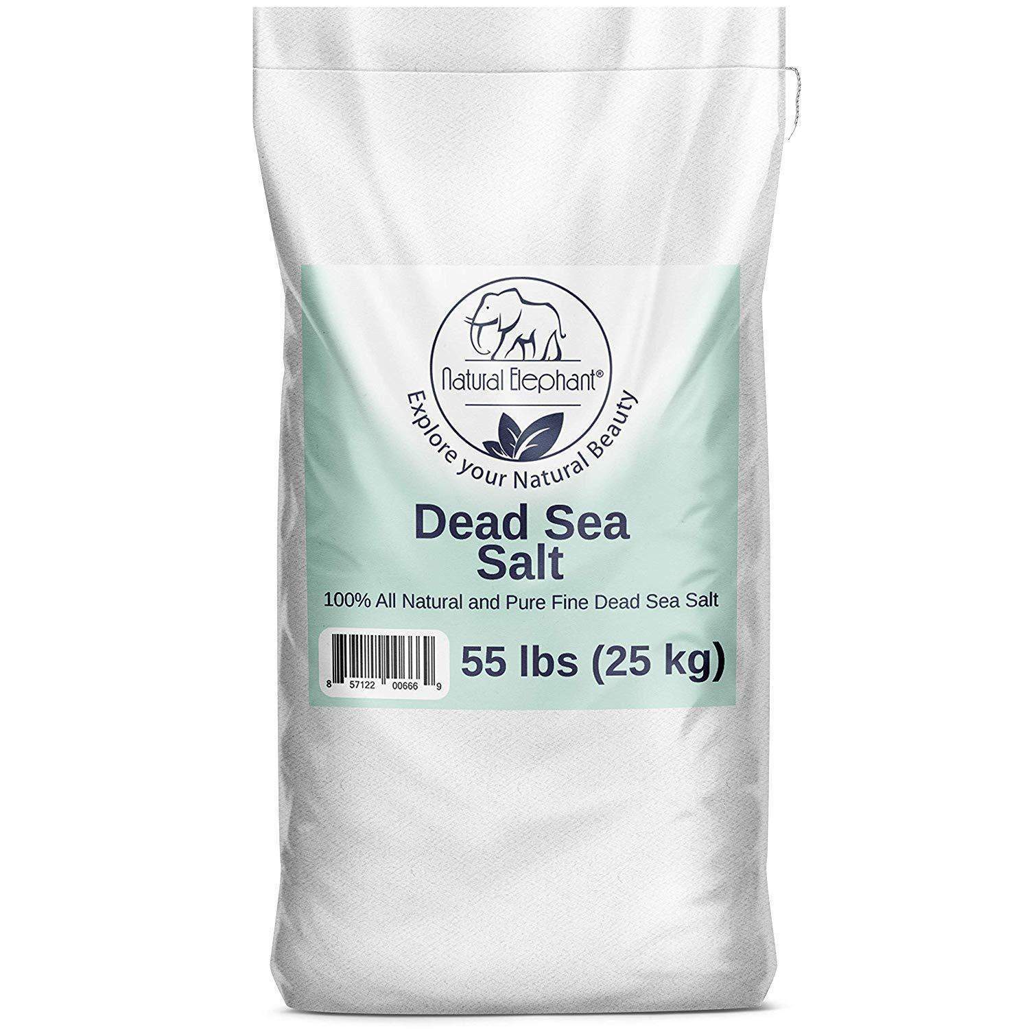 Natural Elephant Fine Dead Sea Salt | Bulk Size 55 lbs (25 kg)-Natural Elephant-Brand_Natural Elephant,NATURAL_Dead Sea Collection