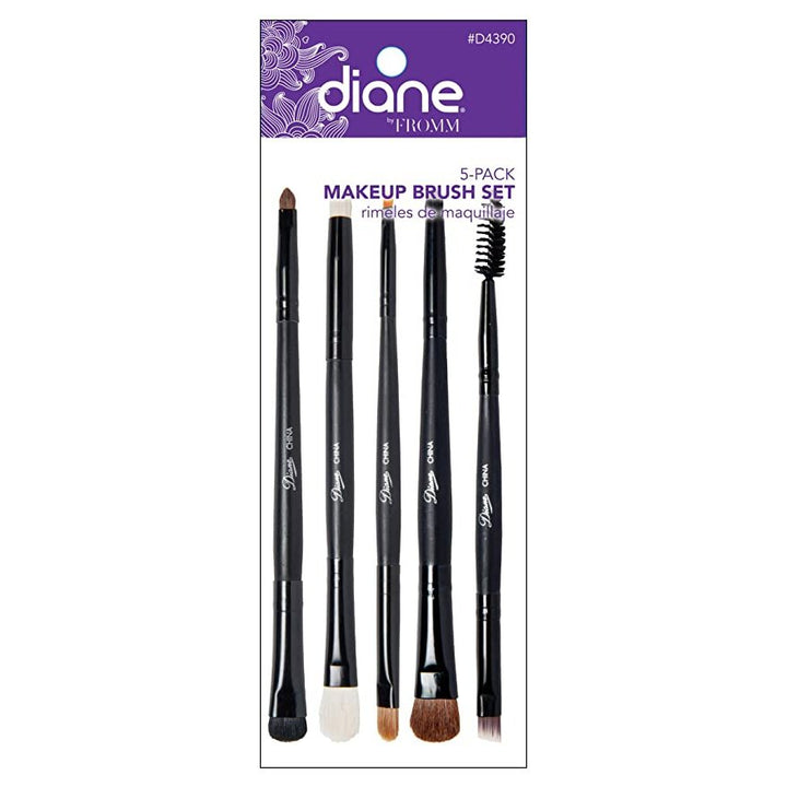 Diane Makeup Dual-Ended Brush Set- 5 Pieces