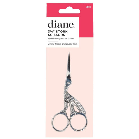 Diane D91 3.75in. Stork Scissors For Eyebrows