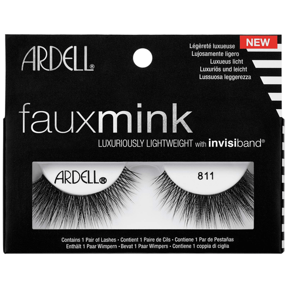 Ardell 811 Black Faux Mink Lashes-Ardell-Brand_Ardell,Collection_Makeup,Makeup_Eye,Makeup_Faux Lashes
