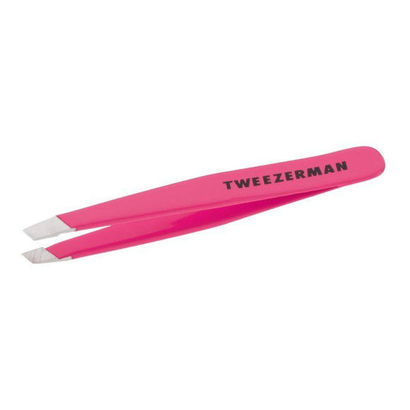 Tweezerman Mini Slant Tweezer- Neon Pink