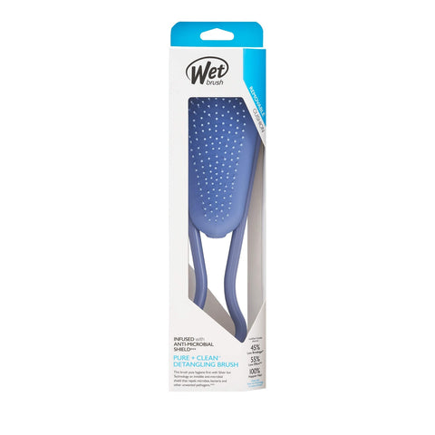 Wet Brush Pure & Clean Antimicrobial Detangler-Wet Brush-Brand_Wet Brush,Collection_Hair,Collection_Tools and Brushes,Tool_Brushes,Tool_Detangling Brush,Tool_Hair Tools,WET_New Arrivals