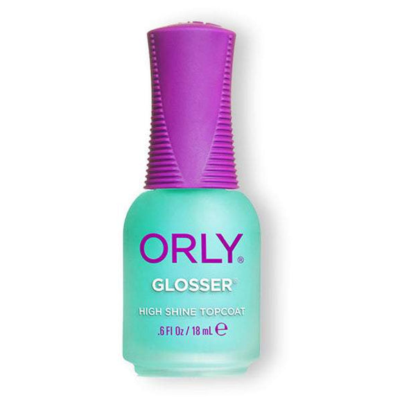 Orly Glosser High Shine Topcoat .6 fl oz-Orly-Beauty_20,Brand_Orly,Collection_Nails,Nail_Top Coat,ORLY_Base and Topcoats