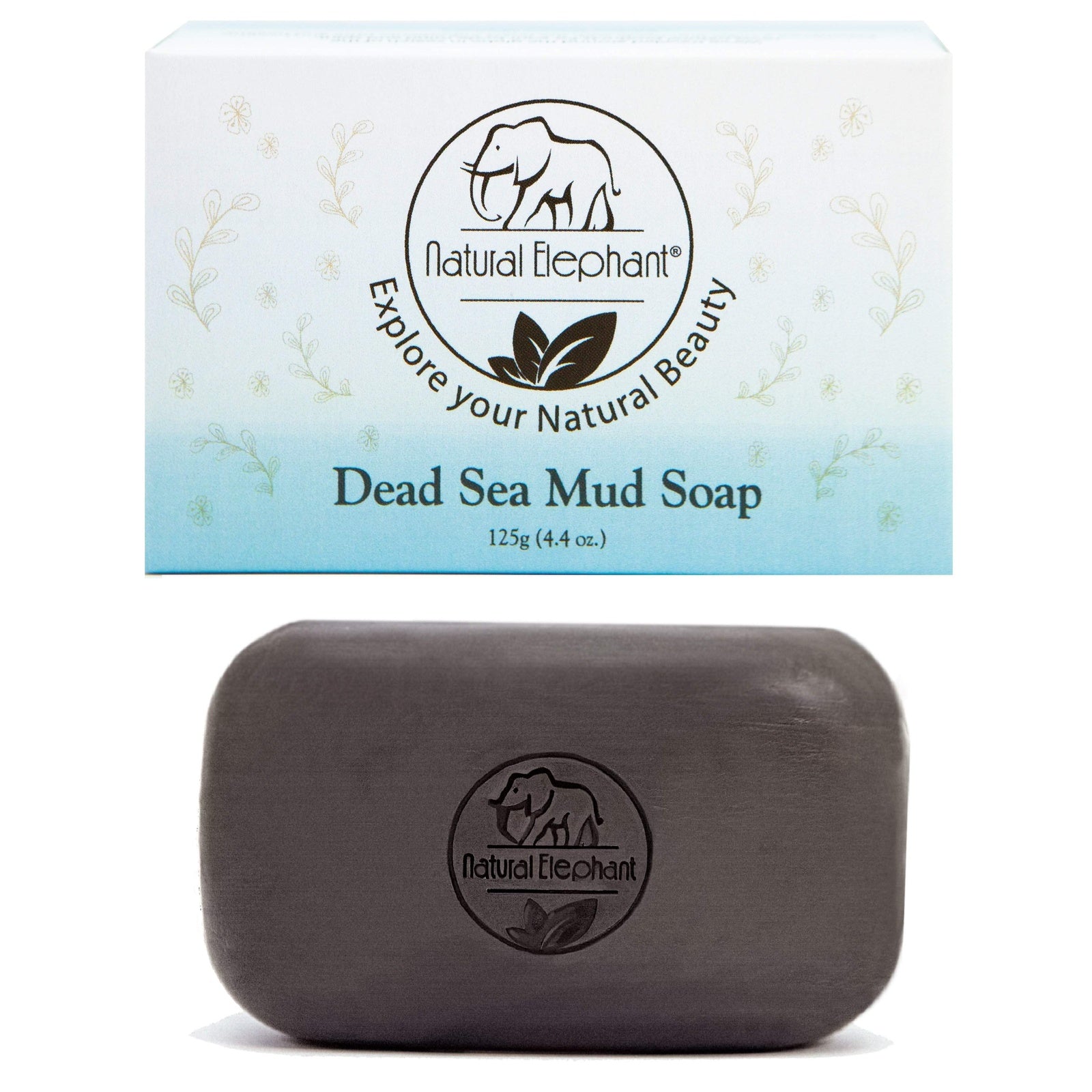 Natural Elephant Dead Sea Mud Soap 4.4 oz-Natural Elephant-BB_Bath and Shower,BB_Scrubs and Exfoliators,BB_Soap Bars,Brand_Natural Elephant,Collection_Bath and Body,Collection_Skincare,Concern_Acne & Blemishes,Concern_Combination Skin,Concern_Dry Skin,Concern_Large Pores,Concern_Psoriasis,Concern_Redness,Concern_Sensitive Skin,FABS_Friday2022,NATURAL_Dead Sea Collection,Skincare_Cleansers