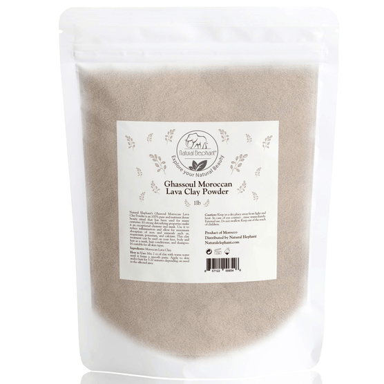 Natural Elephant Ghassoul Moroccan Lava Clay Powder-Natural Elephant-BB_Bath and Shower,BB_Scrubs and Exfoliators,Brand_Natural Elephant,Collection_Bath and Body,Collection_Hair,Collection_Skincare,Concern_Dry Skin,Concern_Dryness,Concern_Dullness,Concern_Eczema,Concern_Large Pores,Concern_Oily Skin,Concern_Psoriasis,Concern_Redness,Concern_Sensitive Skin,FABS_Friday2022,Hair_Conditioner,Hair_Hair Mask,NATURAL_Morroccan Collection,Skincare_Cleansers,Skincare_Masks