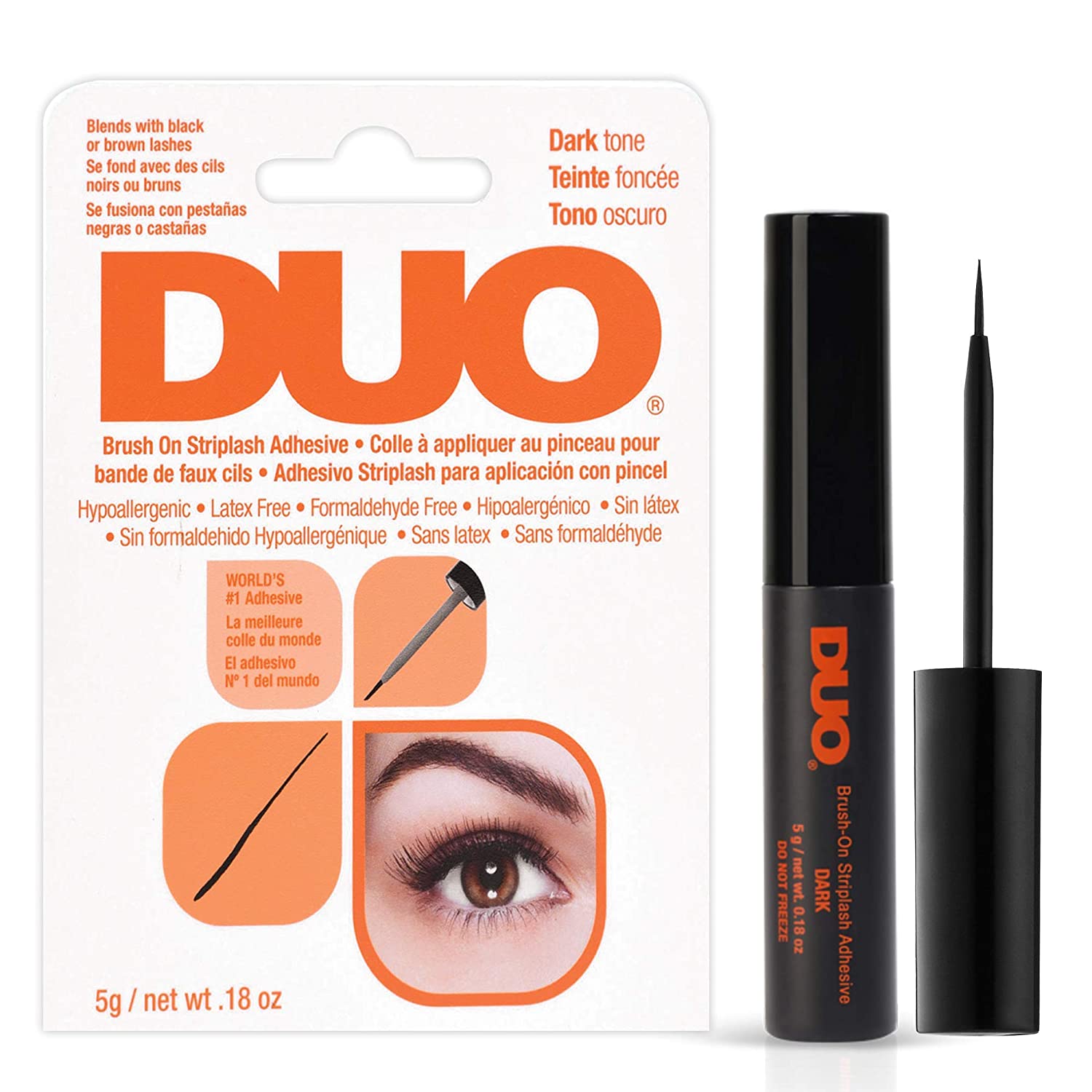 Duo Brush-On Adhesive - Dark 0.18 oz