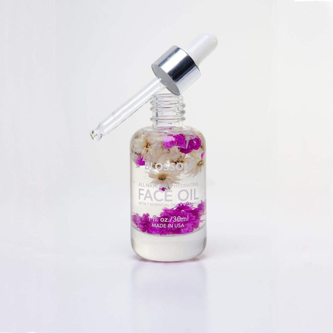 Blossom All Natural & Hydrating Face Serum 1 fl oz-Blossom-Blossom_ Face Oil's,Brand_Blossom,Collection_Skincare,Skincare_Serums