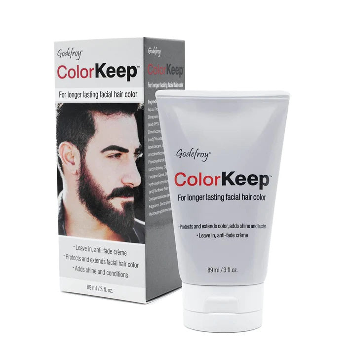 Godefroy Color Keep Facial Hair and Beard Color 3 fl oz