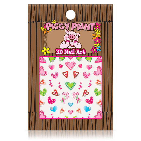 Piggy Paint 3D Nail Art Stickers