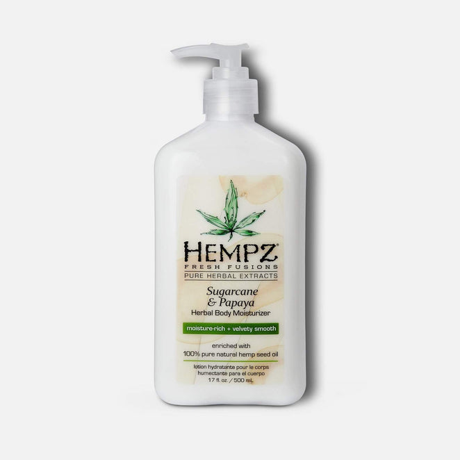 Hempz Herbal Fresh Fusions Sugarcane & Papaya Body Moisturizer 17 fl.oz.-Hempz-BB_Lotion,BB_Moisturizers,Brand_Hempz,Collection_Bath and Body,Hempz_Body Moisturizers
