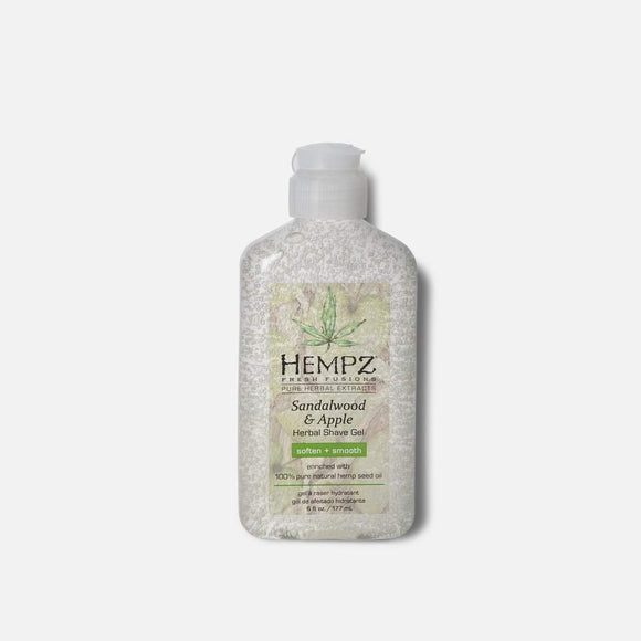 Hempz Herbal Shave Gel Fresh Fusions Sandalwood & Apple Scent 6 fl.oz.-Hempz-BB_Bath and Shower,BB_Hair Removal,Brand_Hempz,Collection_Bath and Body