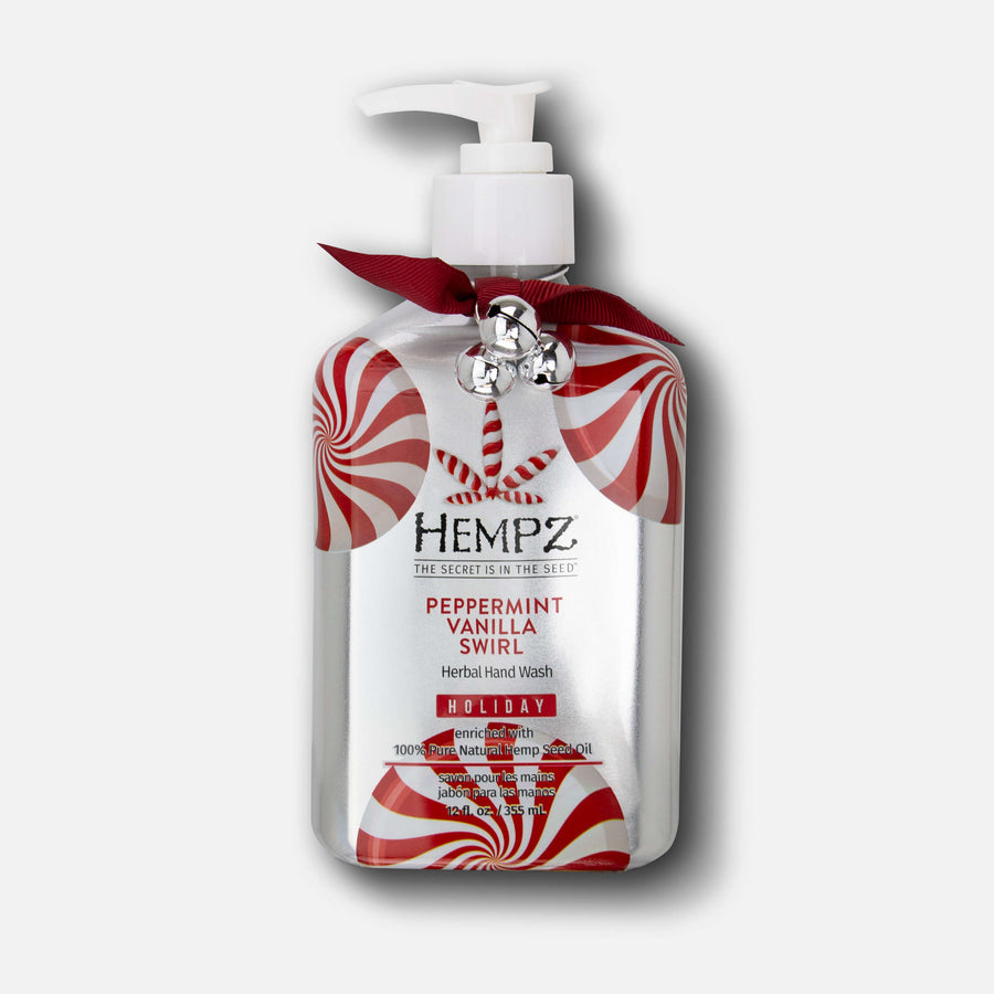 Hempz Sink Set Peppermint Vanilla Swirl Hand Crème, Hand Wash & Room Spray