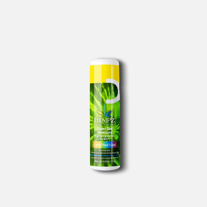 Hempz Hydrating Lip Balm Queen Bee Pineapple .25 oz-Hempz-Brand_Hempz,Collection_Makeup,Collection_Skincare,Hempz_ Lip Balm,Makeup_Lip,Skincare_Lip Treatments