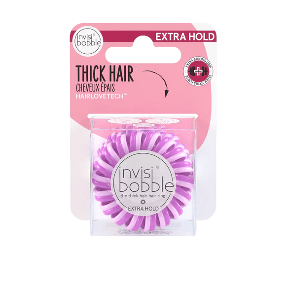 Invisibobble EXTRA HOLD The Secret Purple Hanging Pack