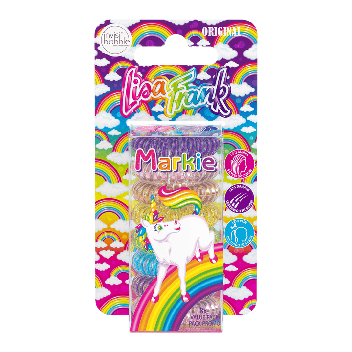 Invisibobble Lisa Frank 8 Piece Hair Tie Sets
