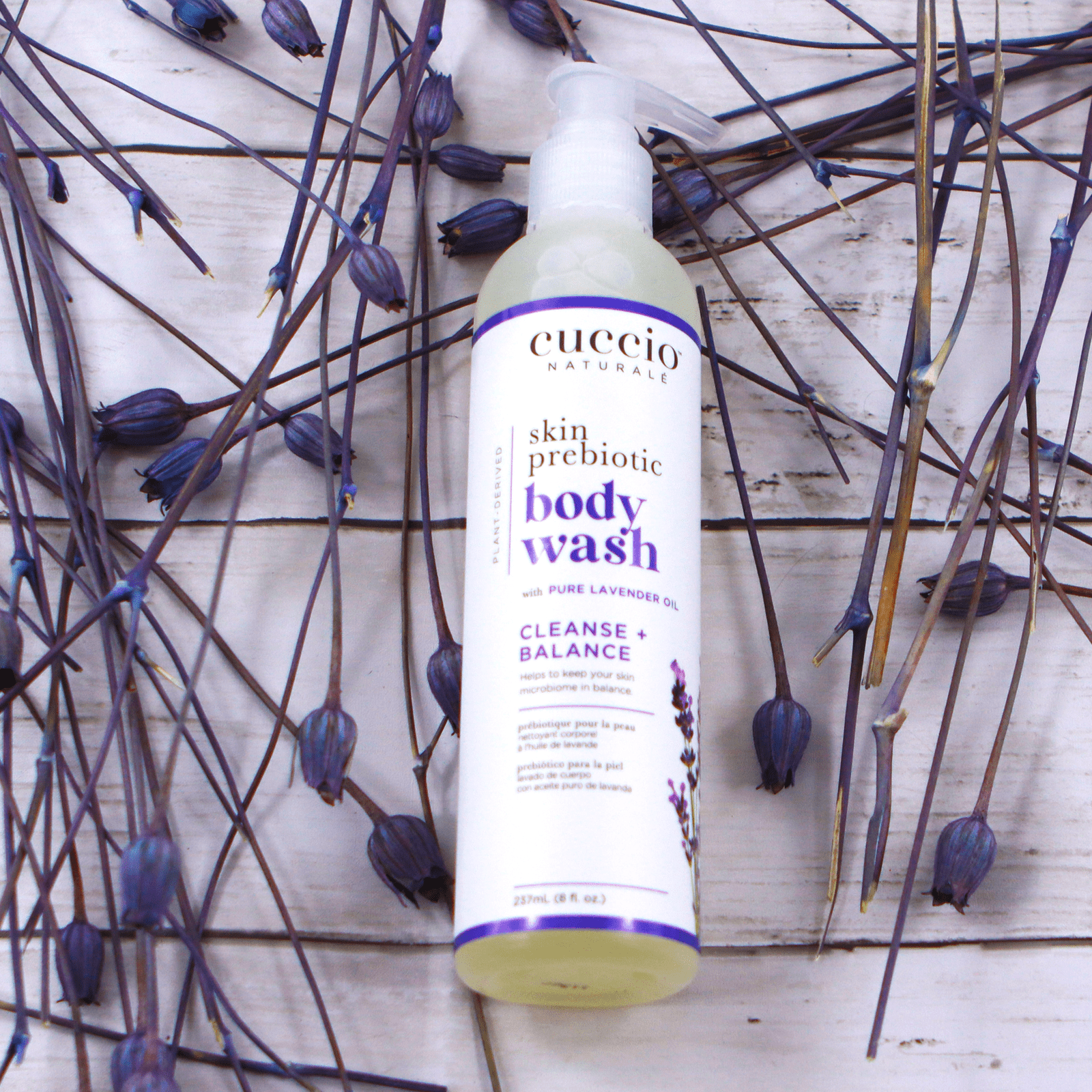 Cuccio Naturale Lavender Oil Prebiotic Body Wash