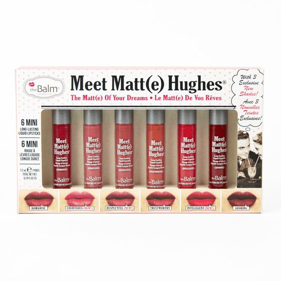 theBalm Meet Matte Hughes Mini Kit #12(Adoring, Intelligent, Romantic, Courteous, Respectful, Trustworthy)