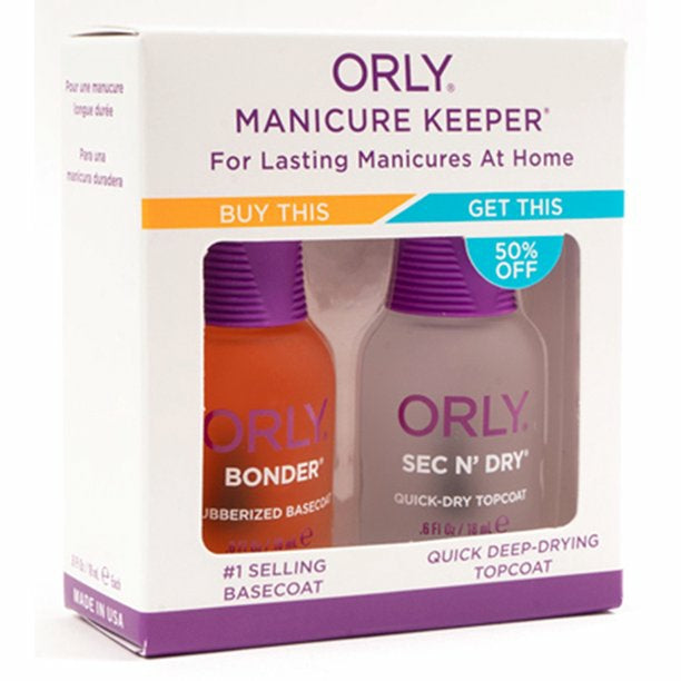 ORLY Manicure Keeper Duo Kit Bonder & Sec N' Dry