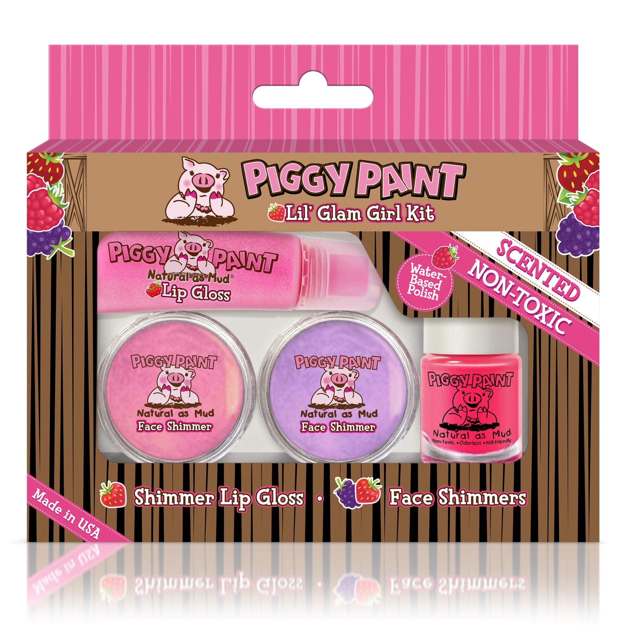 Piggy Paint Lil' Glam Girl Kit-Piggy Paint-Brand_Piggy Paint,Collection_Gifts,Collection_Nails,Gifts and Sets,Nail_Polish,Piggy Paint_Gift Set's,Piggy Paint_Polish's,Piggy Paint_Scented Polish's