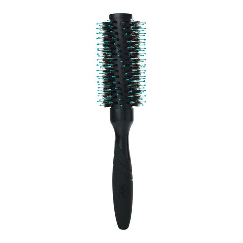 Wet Brush Pro blowout brush with black handle and round barrel for styling and volumizing hair