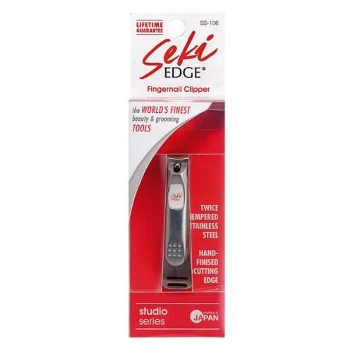 Seki Edge Stainless Steel Fingernail Clipper SS-106-Seki Edge-Brand_Seki,Collection_Nails,Nail_Tools,Seki_ Fingernail Clipper's,Seki_ Stainless Steel