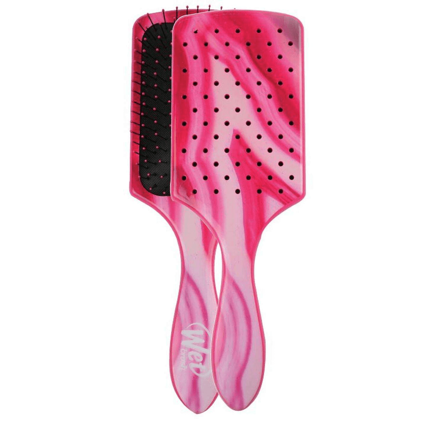 Wet Brush Pro Paddle Detangler Gemstones- Pink Agate-Wet Brush-Brand_Wet Brush,Collection_Hair,Collection_Tools and Brushes,Tool_Brushes,Tool_Detangling Brush,Tool_Hair Tools,WET_Paddle Detanglers,WET_Pro Detanglers