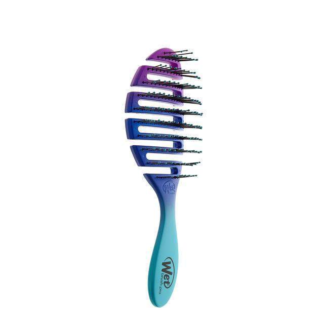 Wet Brush Flex Dry Detangler Teal Ombre-Wet Brush-Brand_Wet Brush,Collection_Hair,Collection_Tools and Brushes,Tool_Brushes,Tool_Detangling Brush,Tool_Hair Tools,Tool_Vented Brushes