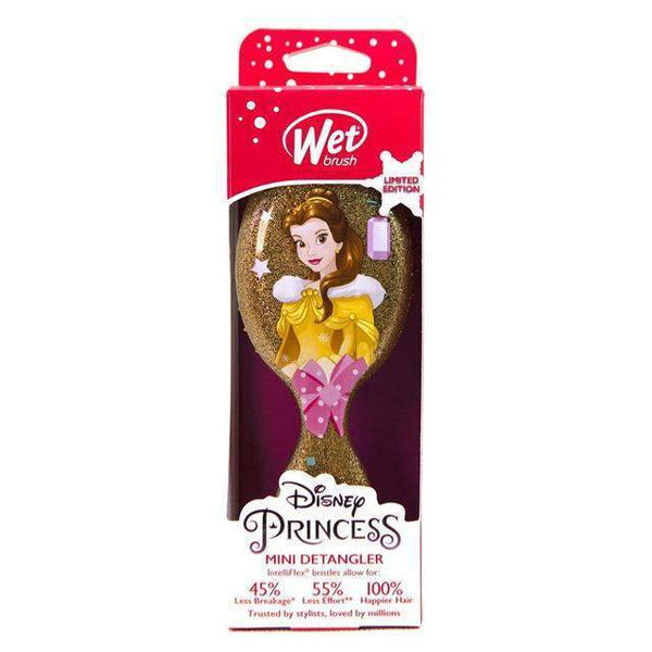 Wet Brush Pro Mini Detangler Disney Glitter Detangling Brush-Wet Brush-2022_Minis,Brand_Wet Brush,Collection_Hair,Collection_Tools and Brushes,Tool_Brushes,Tool_Detangling Brush,Tool_Hair Tools,Tool_Kids Brushes,WET_Disney Detanglers,WET_Kid's Brushes and Products,WET_Mini Detanglers