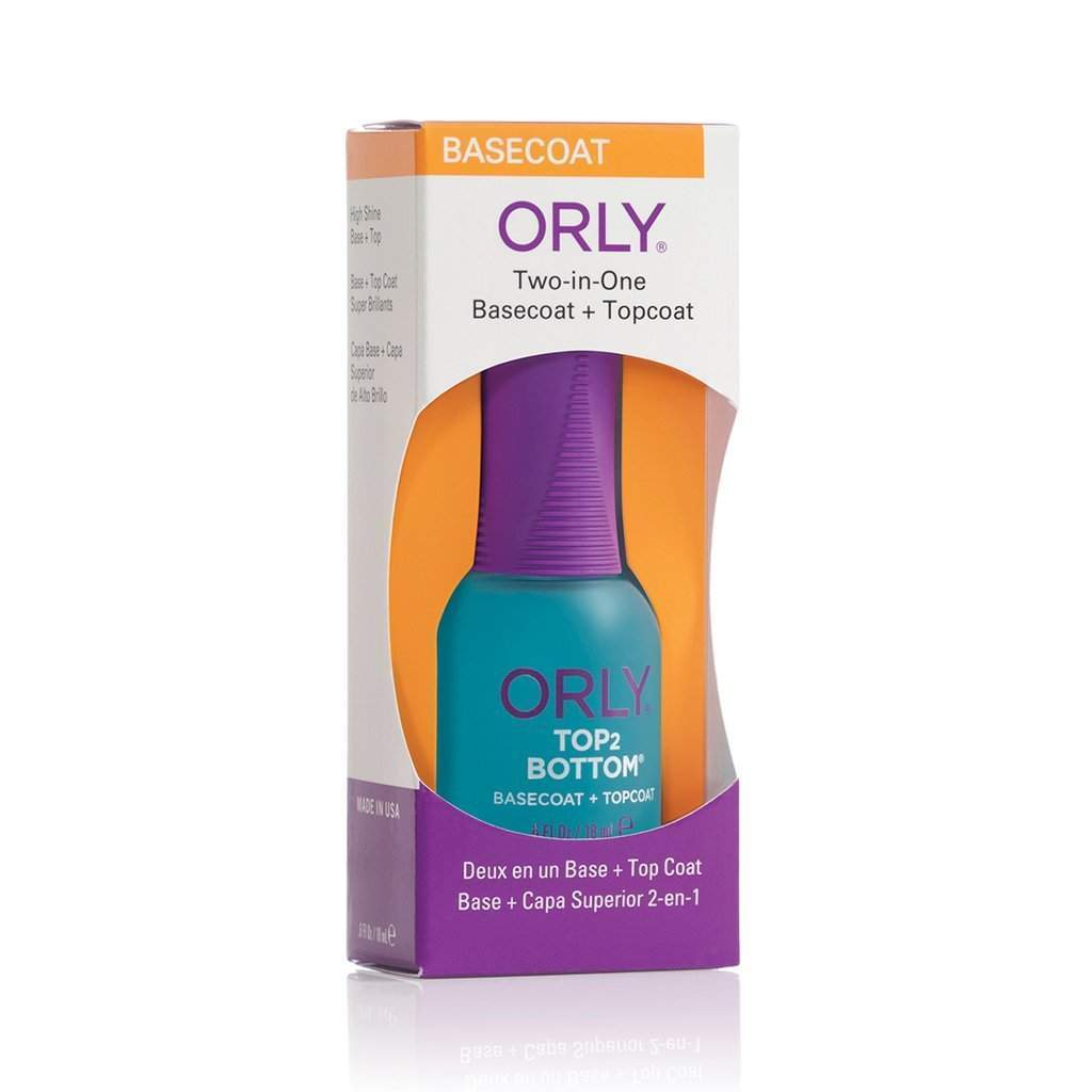 Orly Treatment Top 2 Bottom .6fl oz-Orly-Brand_Orly,Collection_Nails,Nail_Base Coat,Nail_Top Coat,Nail_Treatments,ORLY_Treatments