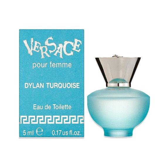Versace Dylan Turquoise Eau De Toilette Spray 1.7 oz & Body Gel 1.7 oz &  Shower Gel 1.7 oz