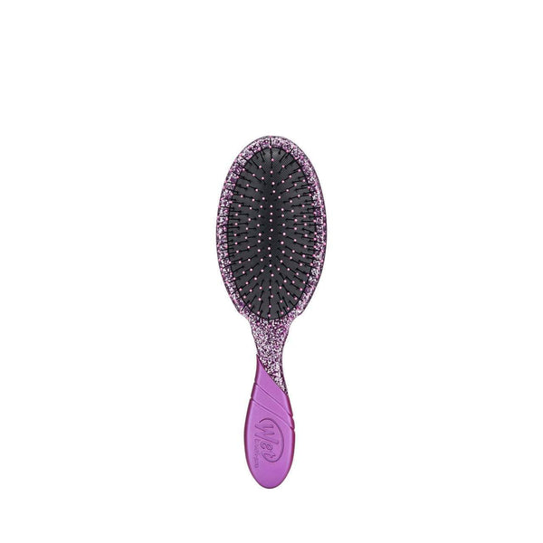Wet Brush Crushed Jewels purple hairbrush with glitter handle and flexible bristles for gentle detangling