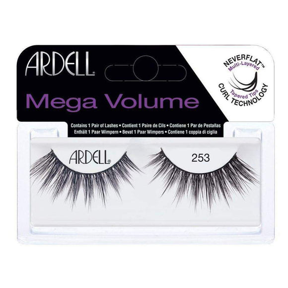 Ardell Mega Volume Lash 253  (66467)-Ardell-ARD_Natural,Brand_Ardell,Collection_Makeup,Makeup_Eye,Makeup_Faux Lashes