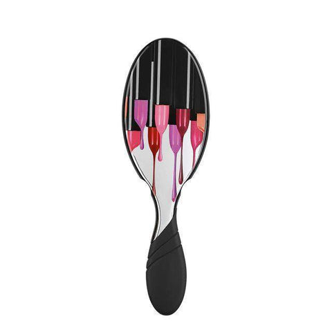 Wet Brush Bold Beauty Detangler Brush with Colorful Nail Polish Design on the Back