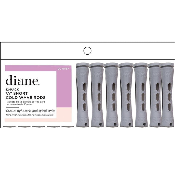 Diane Cold Wave Rods 3/8in. Grey 12Pk