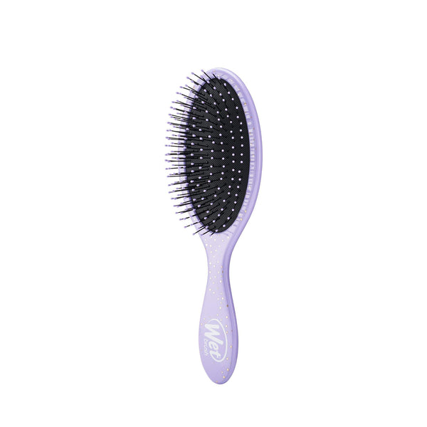 Disney Princess hairbrush by Wet Brush in purple with flexible bristles for painless detangling