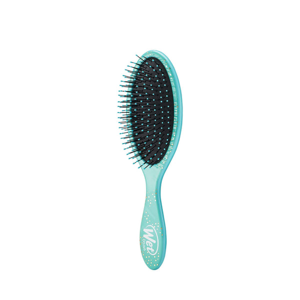 Wet Brush Disney Princess hairbrush in teal with flexible bristles for gentle detangling