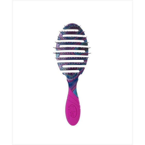 Wet Brush Flex Dry Brush for Hair with colorful vented design and ergonomic pink handle