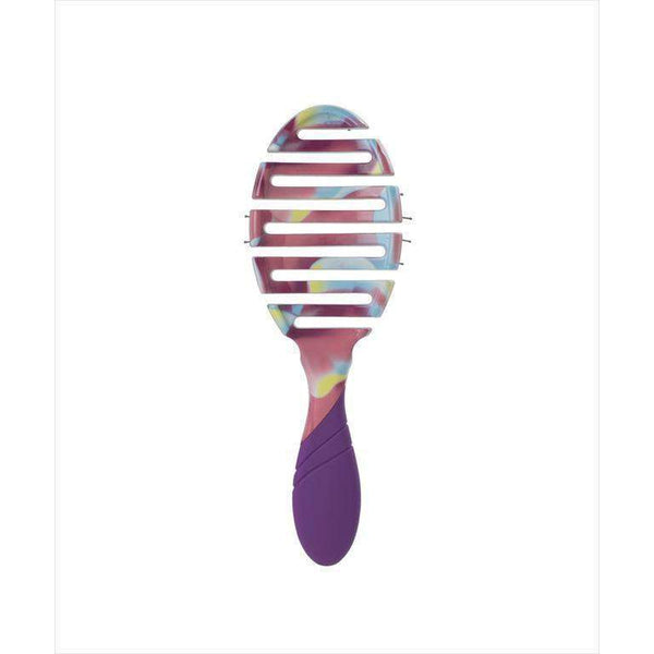 Wet Brush Flex Dry Brush for Hair with colorful ventilated design and purple handle