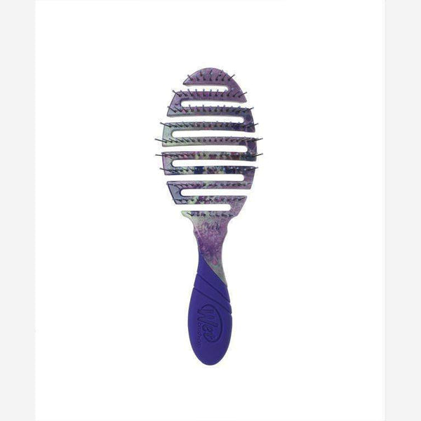Wet Brush Flex Dry Brush for Hair with purple handle and vented design for fast drying